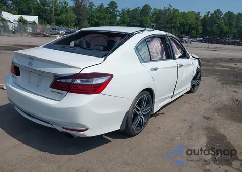 2016 Honda Accord Sport from USA, damaged, VIN 1HGCR2F51GA151646